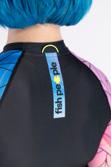 Parrotfish/ Black Women`s Rashguard