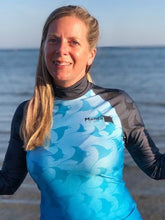 Silver Manta Women’s Rash Guard - Ocean Edition