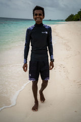 Black Manta Men’s Board Shorts - Chevron Edition