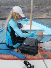 Blue Manta Women’s Rash Guard - Silhouette Edition