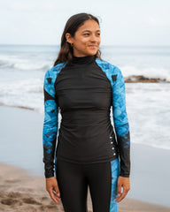 Devil Ray Women's Rash Guard - Azores Edition