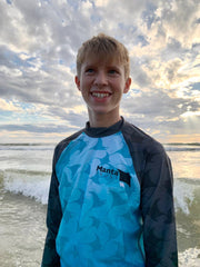 Silver Manta Men’s Rash Guard - Ocean Edition