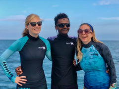 Silver Manta Women’s Rash Guard - Ocean Edition