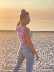 Sleeveless Oceansuit in Parrotfish/ Black