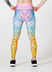 Leggings in Parrotfish/ Black