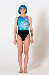 Sleeveless Oceansuit in Parrotfish/ Black