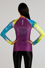 Coral Wings x Shark Guardian Women's Rashguard