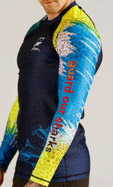 Coral Wings x Shark Guardian Men's Rashguard
