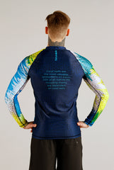 Coral Wings x Shark Guardian Men's Rashguard