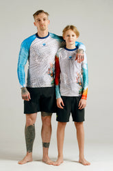 Coral Wings x One Ocean Men's Rashguard