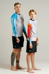 Coral Wings x One Ocean Men's Rashguard