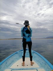 Blue Manta Women’s Rash Guard - Silhouette Edition