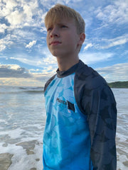 Silver Manta Men’s Rash Guard - Ocean Edition