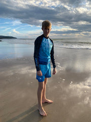 Silver Manta Men’s Rash Guard - Ocean Edition