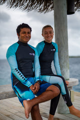 Blue Manta Women’s Leggings - Silhouette Edition
