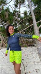 Rashguard in Neon Lemon