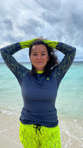 Rashguard in Neon Lemon