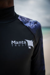 Black Manta Men’s Rash Guard - Chevron Edition