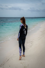 Black Manta Women’s Leggings – Chevron Edition