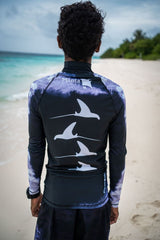 Black Manta Men’s Rash Guard - Chevron Edition