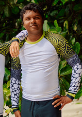 Clown Triggerfish Men's Rashguard