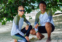 Clown Triggerfish Men's Rashguard