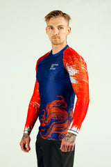 Coral Wings x Behind the Mask Men's Rashguard