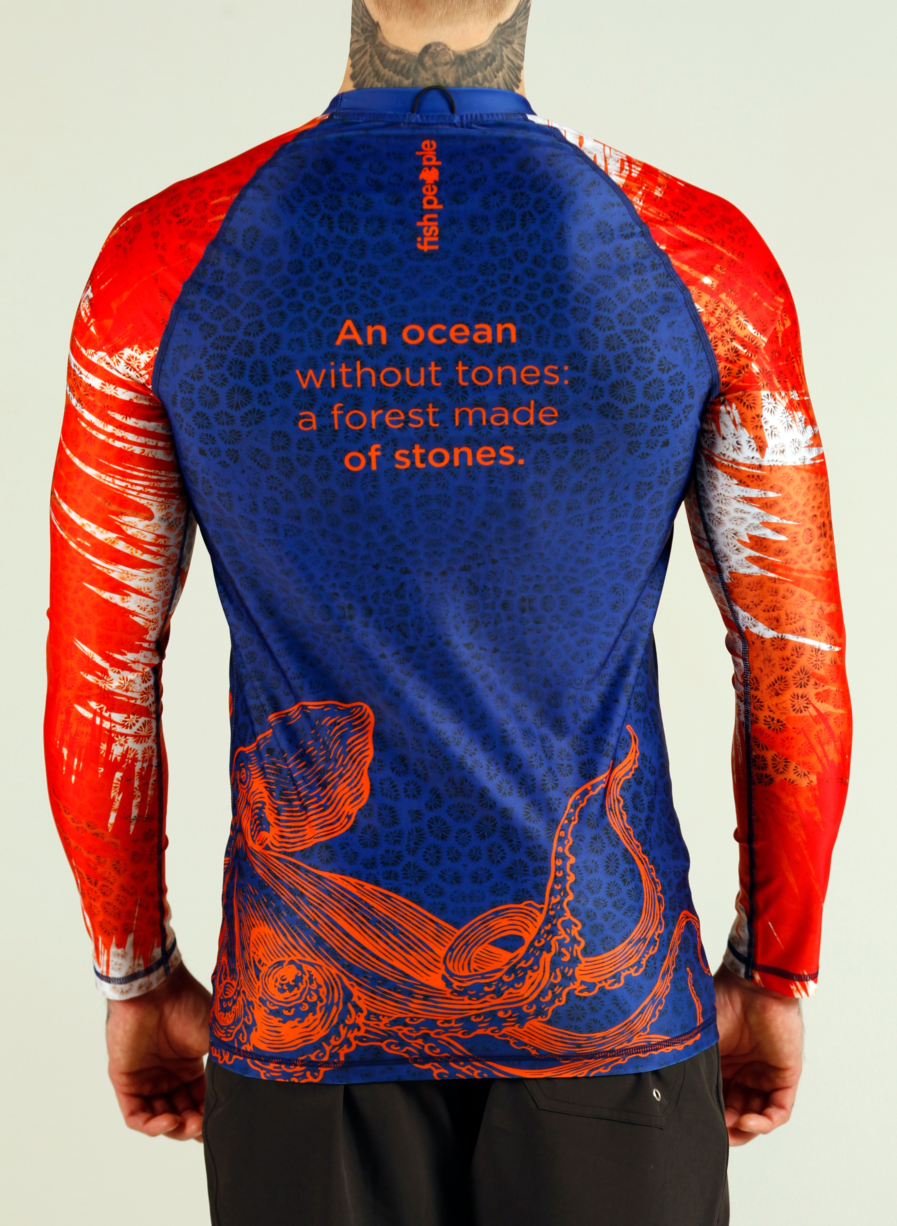 Coral Wings x Behind the Mask Men's Rashguard